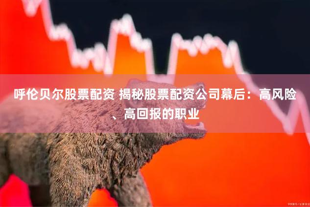 呼伦贝尔股票配资 揭秘股票配资公司幕后：高风险、高回报的职业